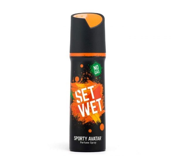 Set Wet Sporty Perfume Spray, 120 ml