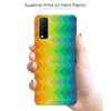 GEMS Rainbow Pattern Design 4 Back Cover for Vivo Y12s