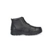 Black Lace High Ankle Boots Shoes For Men